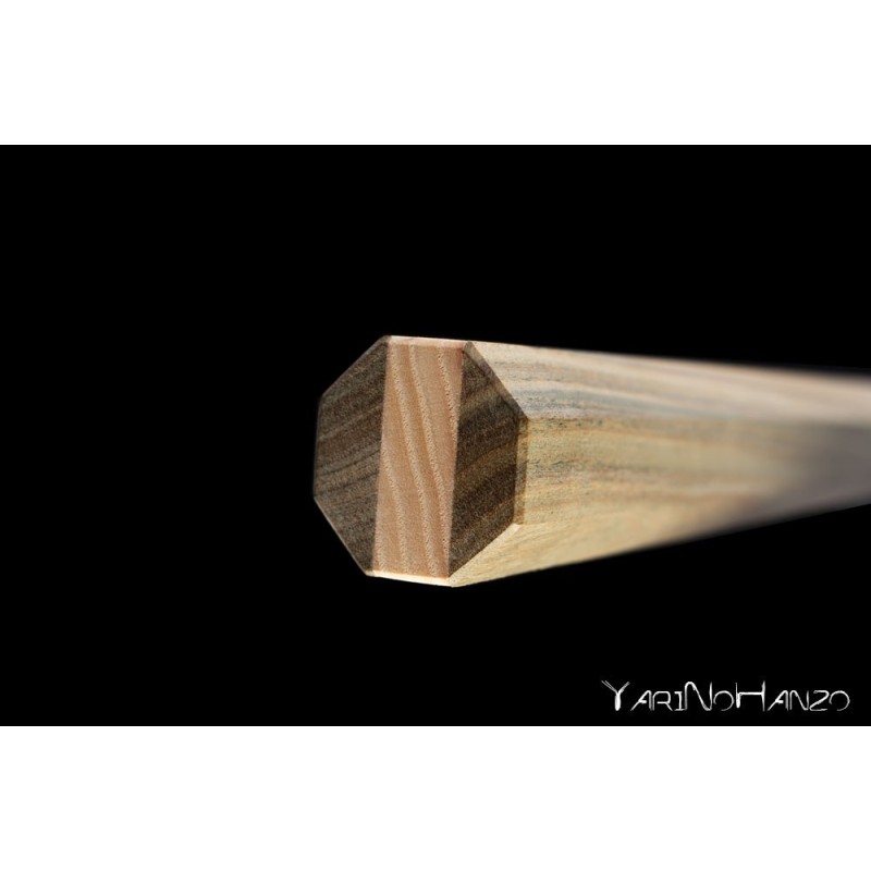 Hakkaku Jo 35 mm – MEHRSCHICHTIG Lignum Vitae + Esche