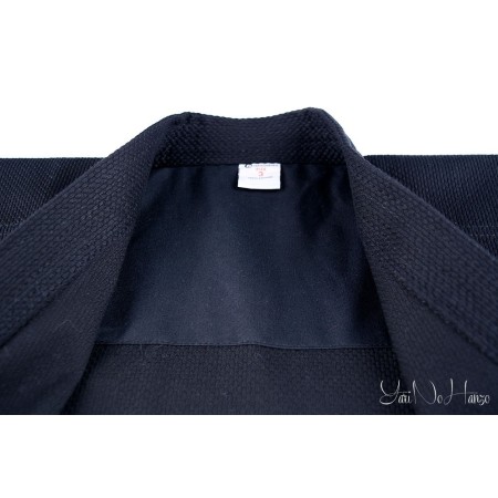 Iaido / Kendo Gi Professional 2.0 | Kendo Jacke Schwarz | Kendojacke mit Reiskornwebung