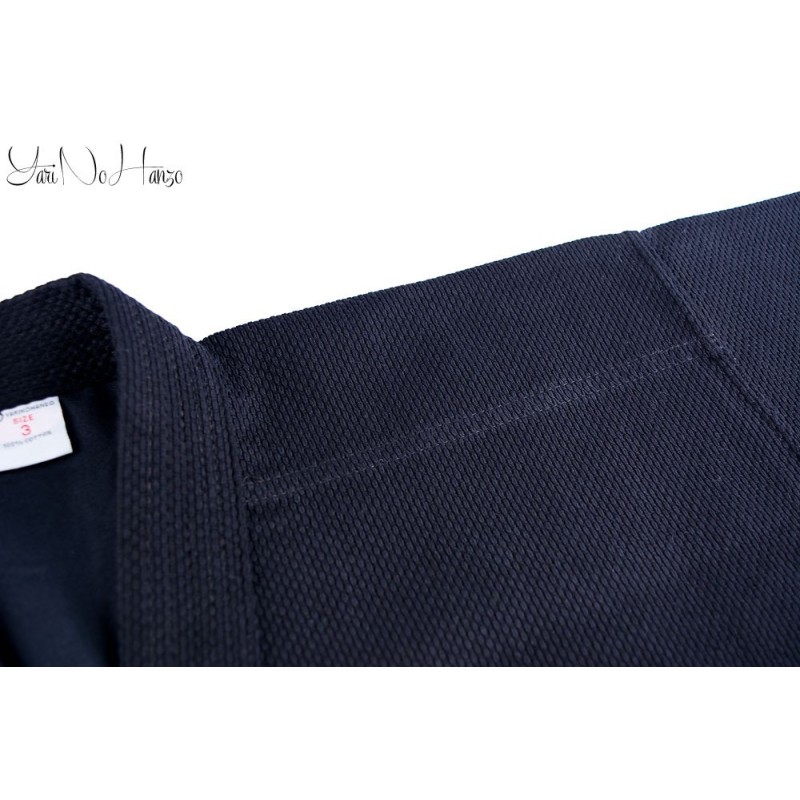 Iaido / Kendo Gi Professional 2.0 | Kendo Jacke Schwarz | Kendojacke mit Reiskornwebung