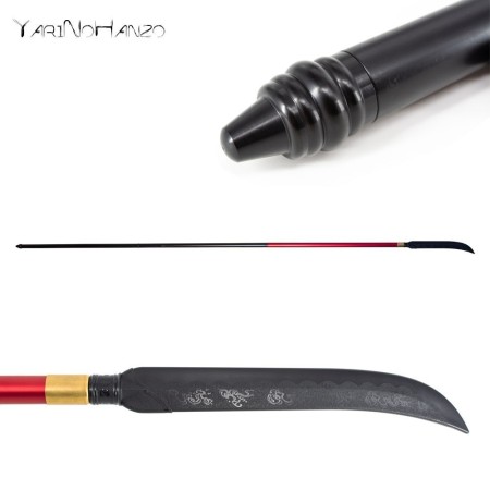NAGINATA AUS GUMMI MIT ALUMINIUMSTANGE