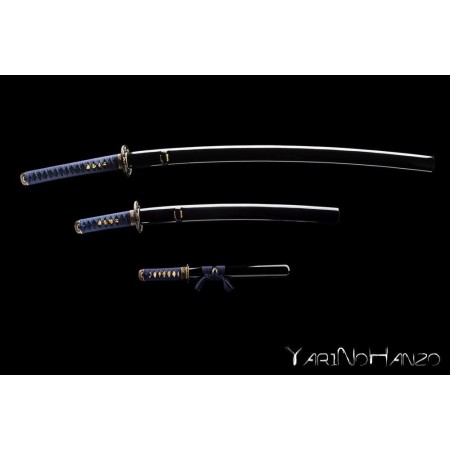 FUKUSHIMA MIFURI SHINKEN | 3er Schwerter Set | KATANA, WAKIZASHI UND TANTO SET