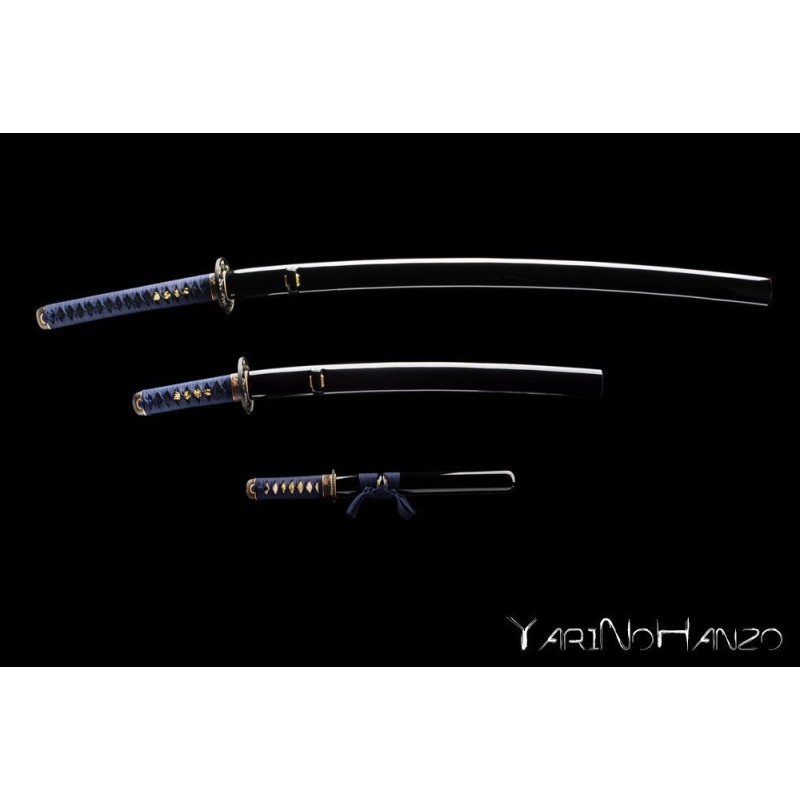 FUKUSHIMA MIFURI | 3er Schwerter Set| KATANA, WAKIZASHI UND TANTO SET