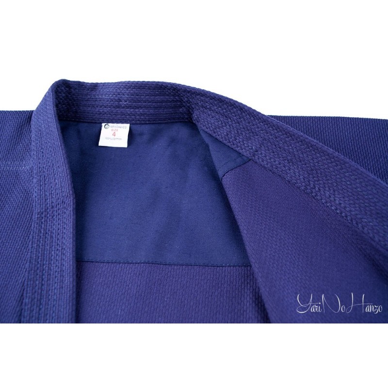 Iaido / Kendo Gi Professional 2.0 | Kendo Jacke Dunkelblau Indigo | Kendojacke mit Reiskornwebung