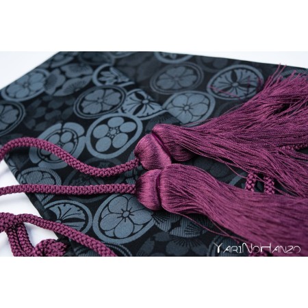 Katana Bukuro Kamon (dunkel) | Katana Schwerttasche Sakura