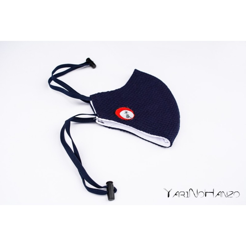 YariNoHanzo blauer Mundschutz