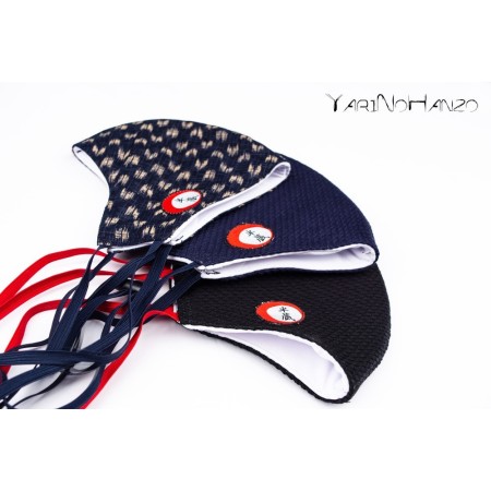 Set mit 3 YariNoHanzo-Gesichtsmasken und einer Tragetasche