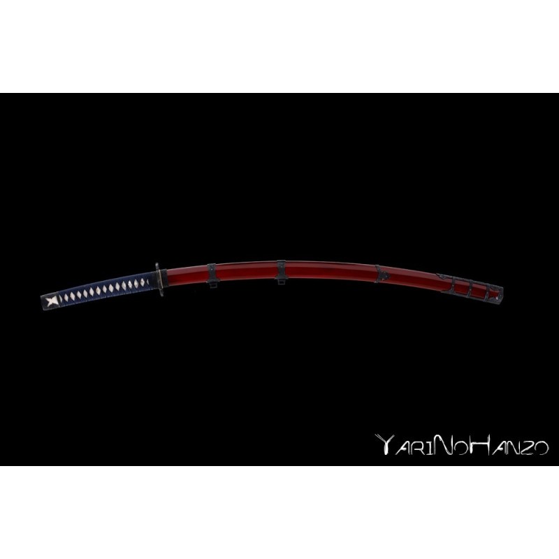 HANDACHI IAITO KATANA BLAU | SAMURAISCHWERT | HANDGEFERTIGT