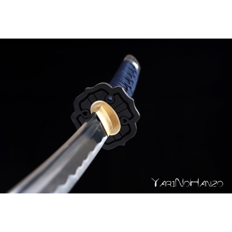 HANDACHI IAITO KATANA BLAU | SAMURAISCHWERT | HANDGEFERTIGT
