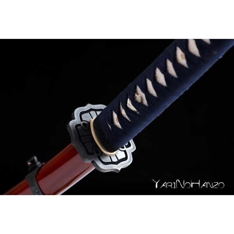 HANDACHI IAITO KATANA BLAU | SAMURAISCHWERT | HANDGEFERTIGT